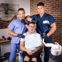 Alex Mecum, Clark Delgaty, and Malik Delgaty