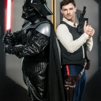 Dennis West and Darth Vader