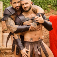 Francois Sagat and Ryan Bones