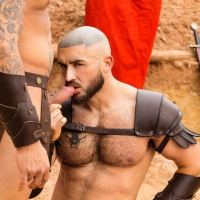 Francois Sagat and Ryan Bones