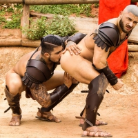 Francois Sagat and Ryan Bones