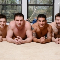 Johnny Rapid Bareback Gangbang