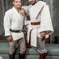 Luke Adams and Jessy Ares Star Wars Gay Porn Parody