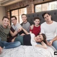 Inside-Helix-5-Orgy-Travis Stevens, Ashton Summers, Johnny Hands, Riley Finch, Jacob Hansen, Garrett Kinsley, HELIX