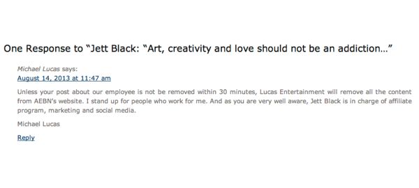 Michael Lucas's comment on TheSword Blog