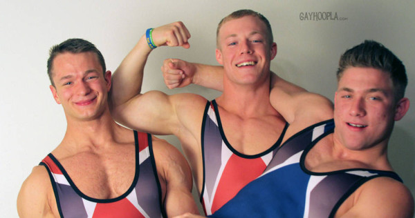 Colt Mclaire Tyler Hanson And Daniel Carter Wrestle At Gayhoopla
