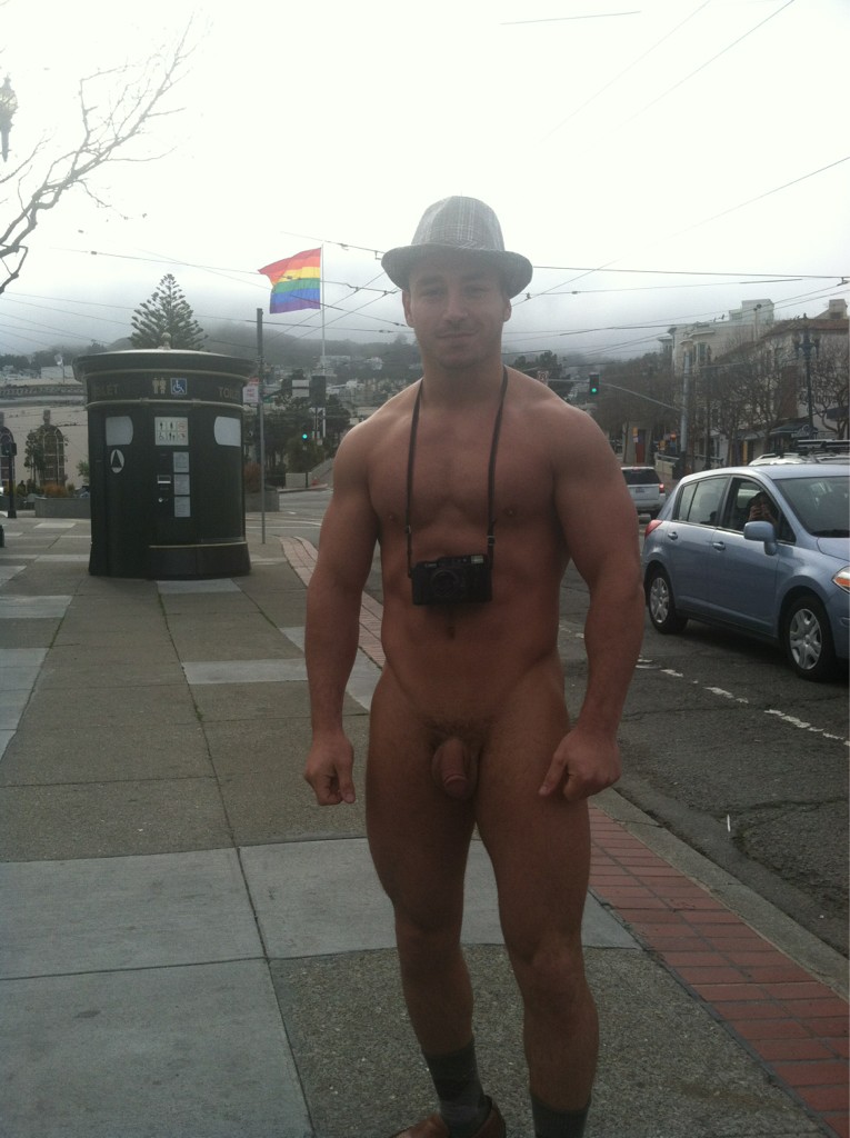Marc Dylan Nude In San Francisco's Castro District